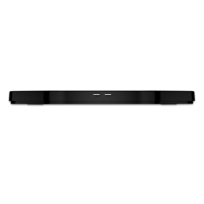 CONNECT IT CCP-2200-RD - Koelpad voor laptop 4x ventilator 2xUSB zwart/rood