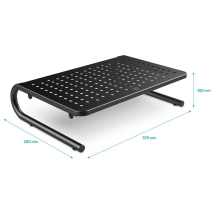 CONNECT IT CFH-2010-BK - Multifunctioneel metalen basis zwart