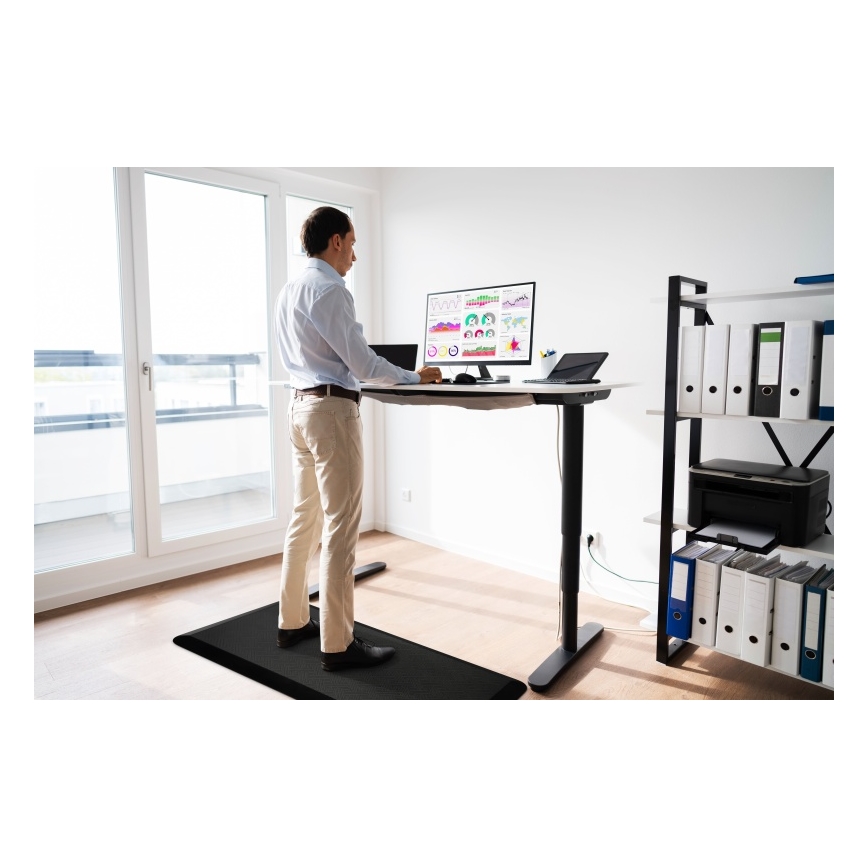 CONNECT IT CFH-4200-BK - Anti-vermoeidheidsvoetmat zwart