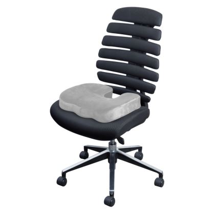 CONNECT IT CFH-5290-GY - Ergonomisch stoelkussen grijs