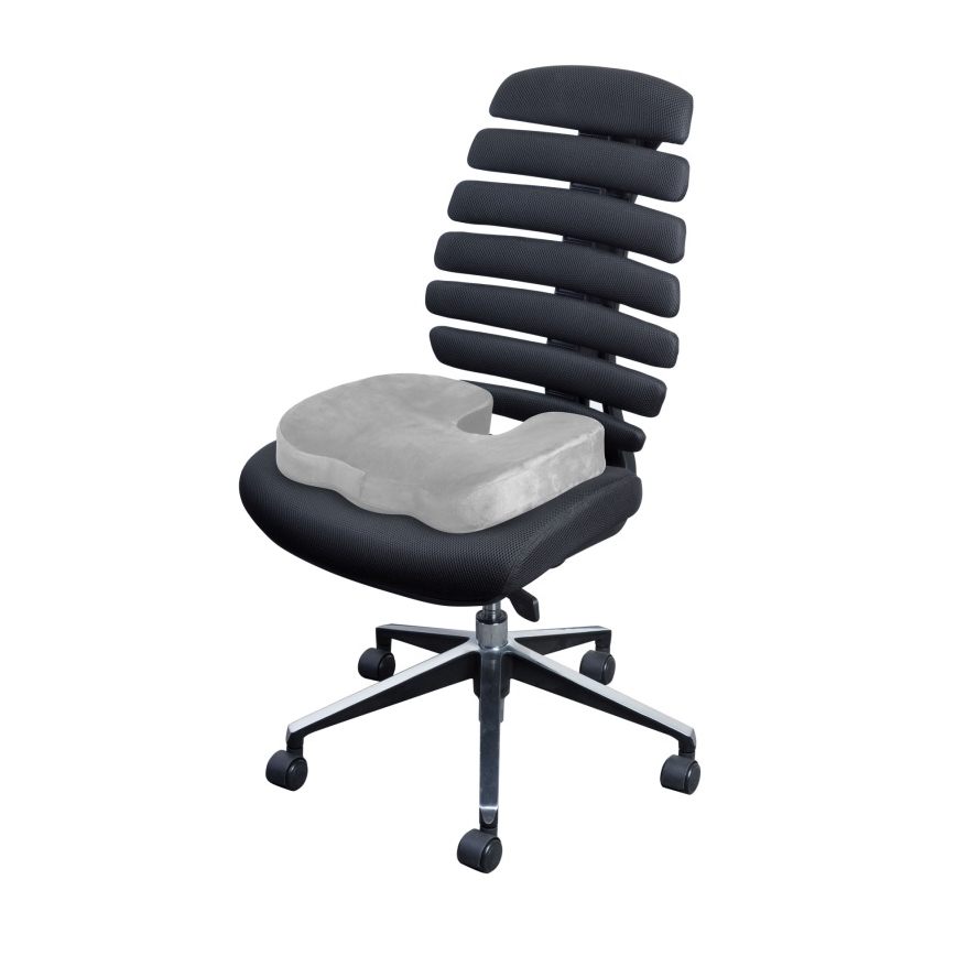 CONNECT IT CFH-5290-GY - Ergonomisch stoelkussen grijs