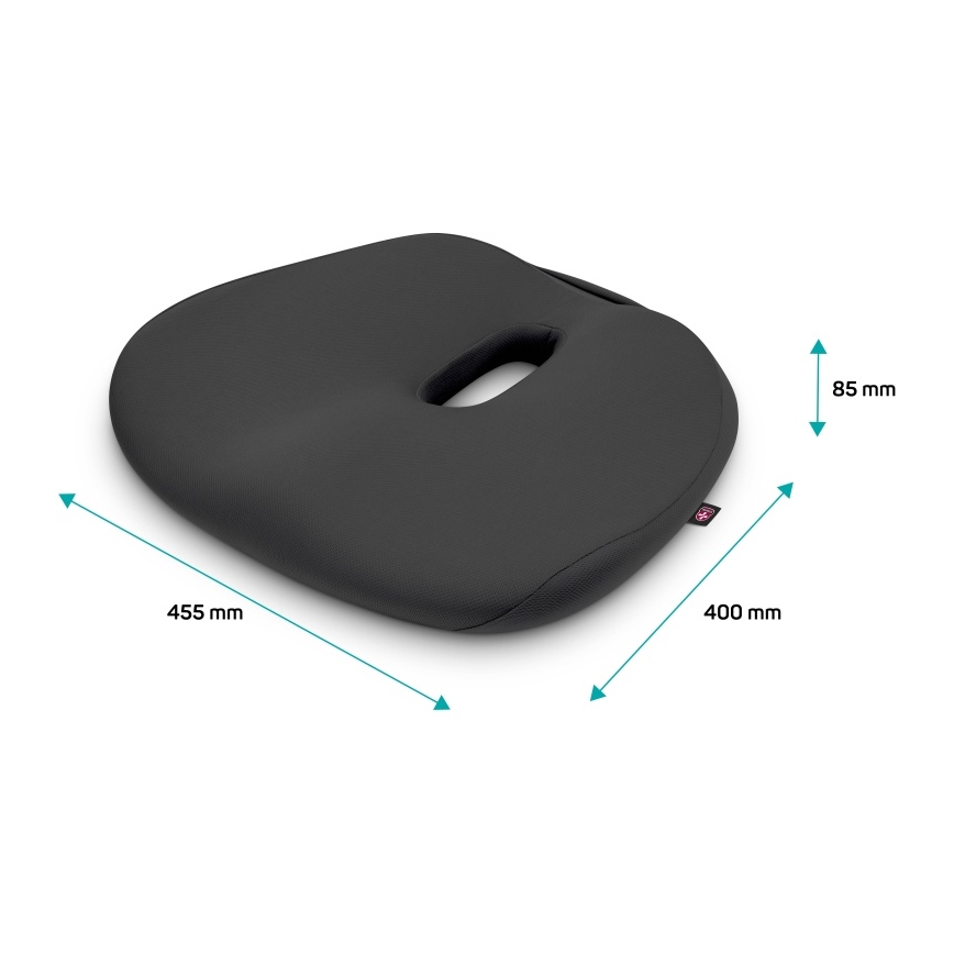 CONNECT IT CFH-5501-GY - Ergonomisch stoelkussen antraciet