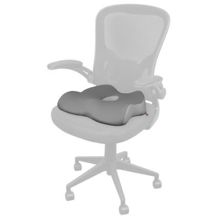 CONNECT IT CFH-5901-GY - Ergonomisch stoelkussen grijs