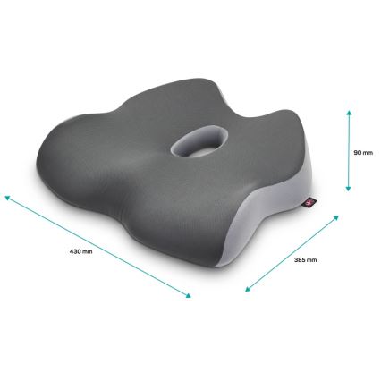 CONNECT IT CFH-5901-GY - Ergonomisch stoelkussen grijs