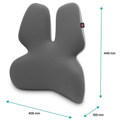 CONNECT IT CFH-5902-GY - Lendensteun voor een stoel grijs