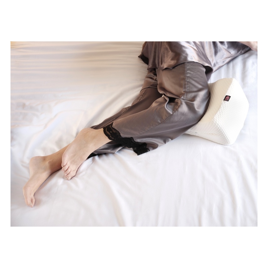CONNECT IT CFH-6010-WH - Anatomisch kussen voor tussen de knieën Taurus Knee wit