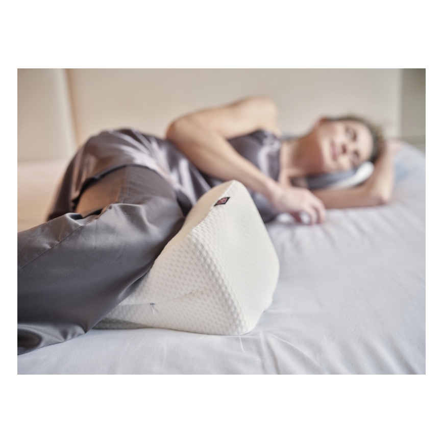 CONNECT IT CFH-6010-WH - Anatomisch kussen voor tussen de knieën Taurus Knee wit