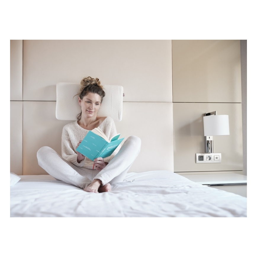 CONNECT IT CFH-6020-WH - Coussin anatomique Taurus blanc