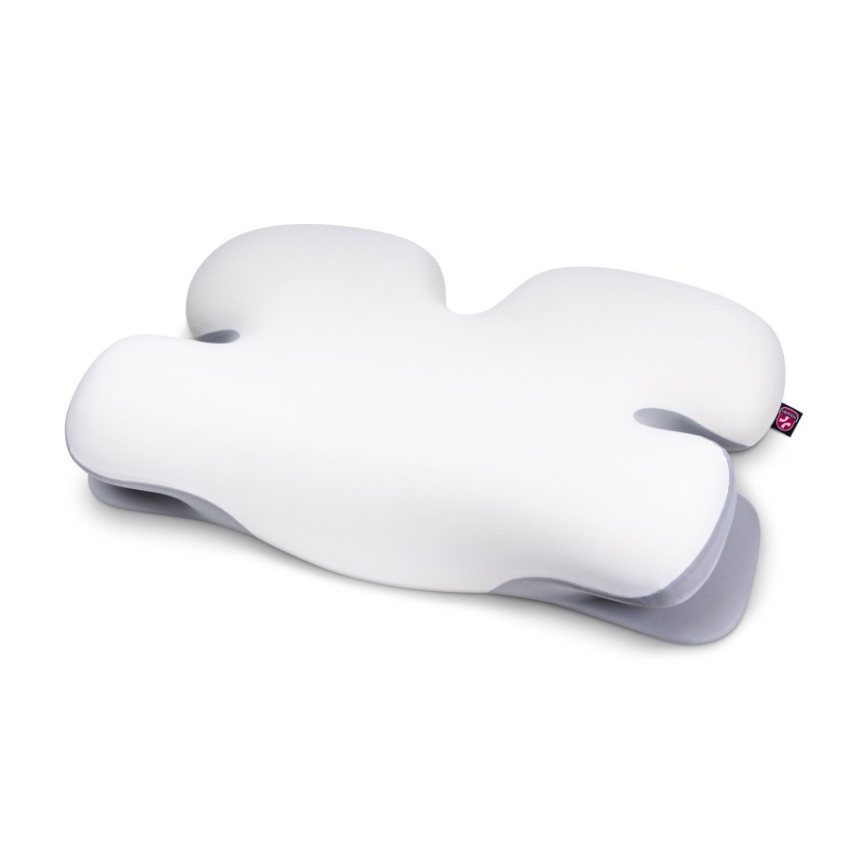 CONNECT IT CFH-6030-WH - Coussin anatomique Virgo blanc/gris