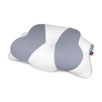 CONNECT IT CFH-6032-WH - Anatomisch kussen Gemini wit/grijs