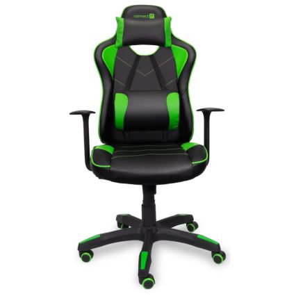 CONNECT IT CGC-0700-GR - Fauteuil de jeu LeMans Pro noir/vert
