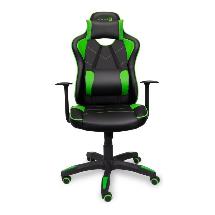 CONNECT IT CGC-0700-GR - Fauteuil de jeu LeMans Pro noir/vert