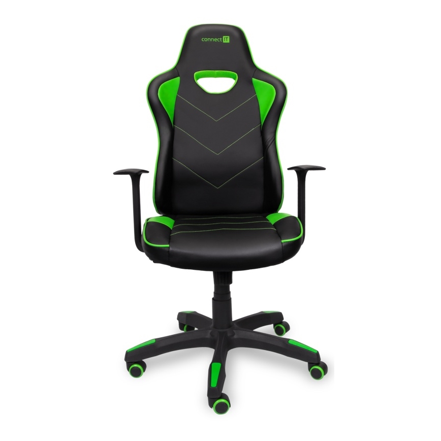 CONNECT IT CGC-0700-GR - Fauteuil de jeu LeMans Pro noir/vert