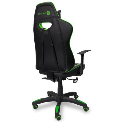 CONNECT IT CGC-0700-GR - Fauteuil de jeu LeMans Pro noir/vert