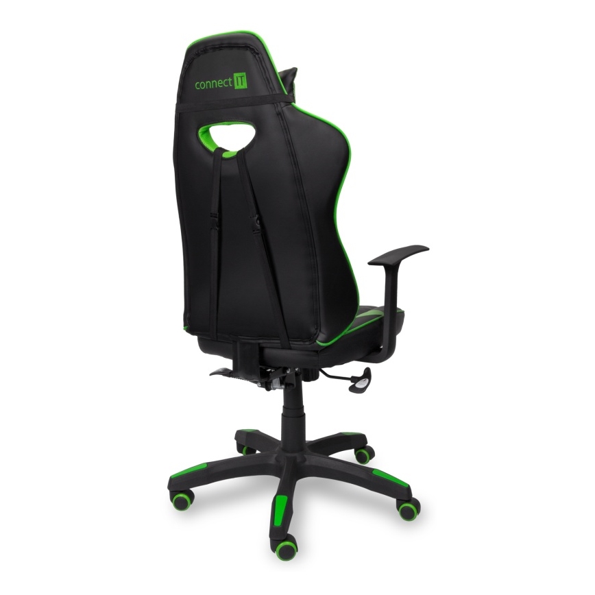 CONNECT IT CGC-0700-GR - Fauteuil de jeu LeMans Pro noir/vert