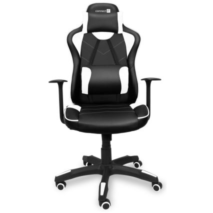 CONNECT IT CGC-0700-WH - Fauteuil de jeu LeMans Pro noir/blanc