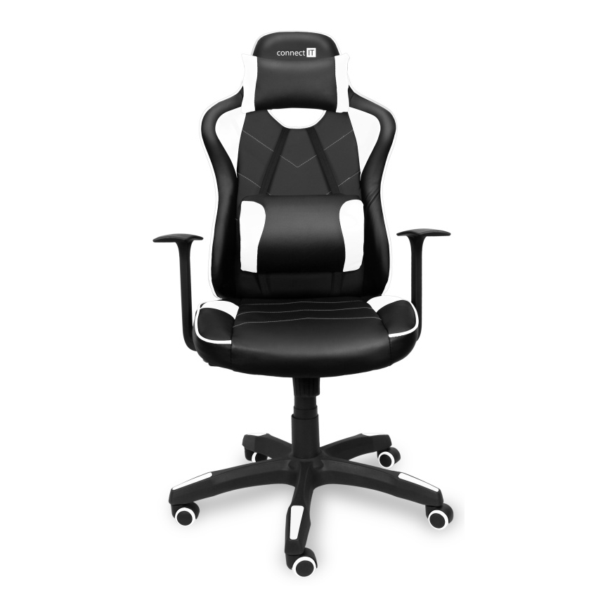 CONNECT IT CGC-0700-WH - Fauteuil de jeu LeMans Pro noir/blanc