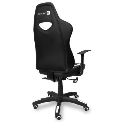 CONNECT IT CGC-0700-WH - Fauteuil de jeu LeMans Pro noir/blanc