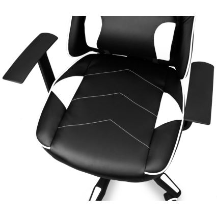 CONNECT IT CGC-0700-WH - Fauteuil de jeu LeMans Pro noir/blanc