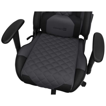 CONNECT IT CGC-1200-GY - Gaming stoel Monaco Pro grijs/zwart