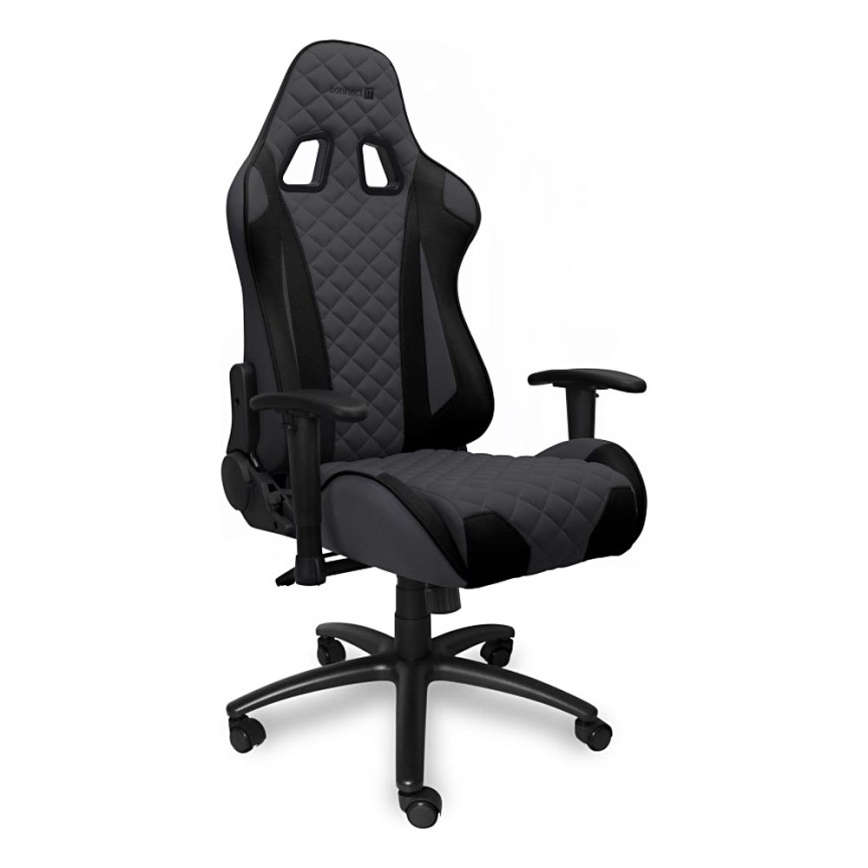 CONNECT IT CGC-1200-GY - Siège gaming Monaco Pro gris/noir