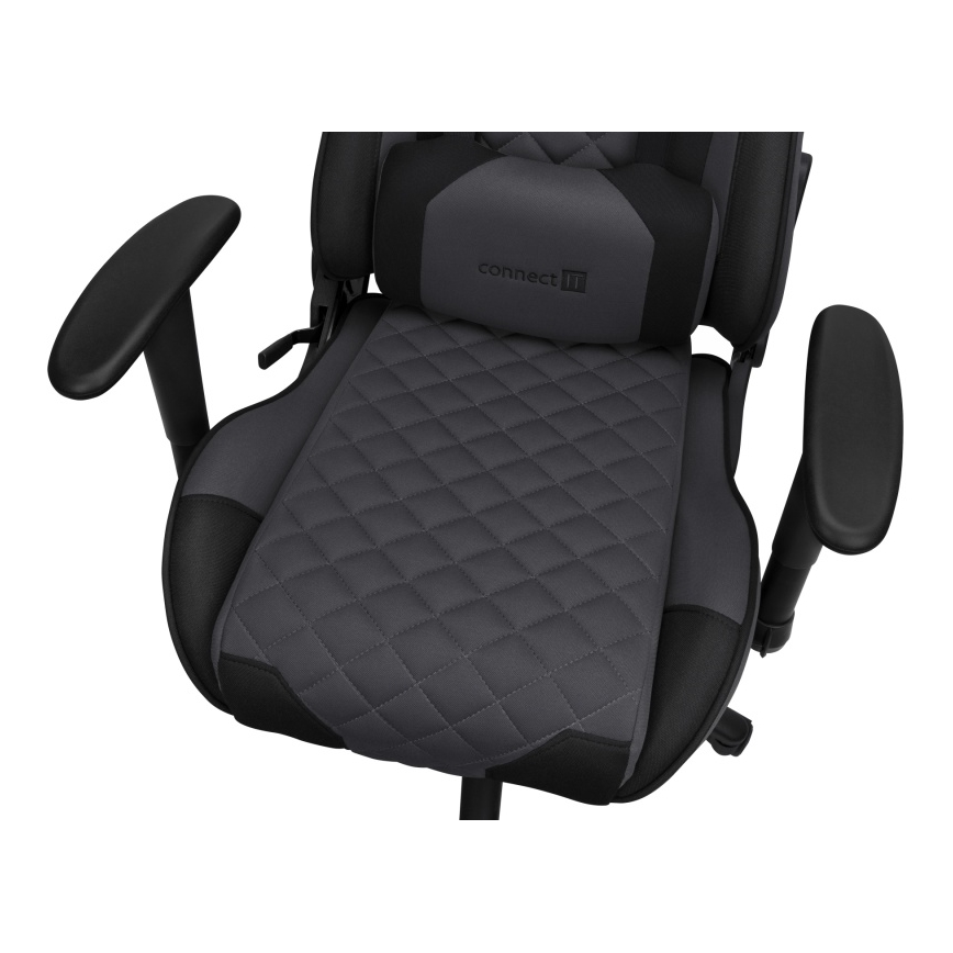 CONNECT IT CGC-1200-GY - Siège gaming Monaco Pro gris/noir