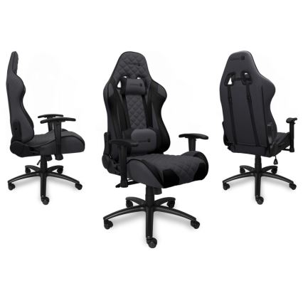 CONNECT IT CGC-1200-GY - Siège gaming Monaco Pro gris/noir