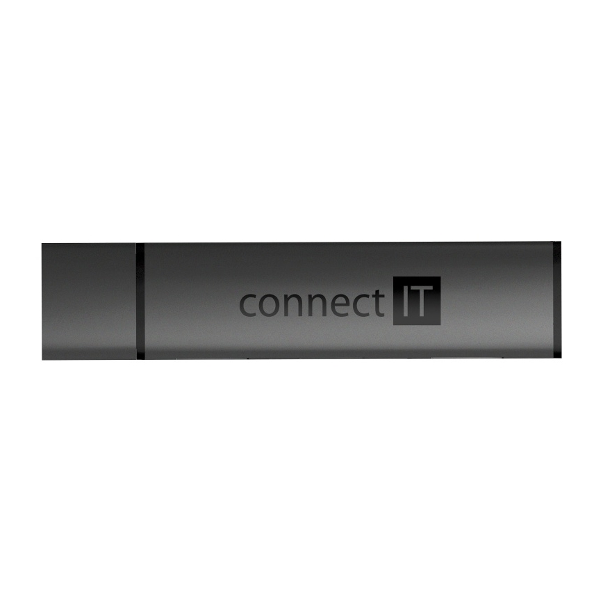 CONNECT IT CHU-4060-AN - USB-A hub met geheugenkaartlezer 4in1