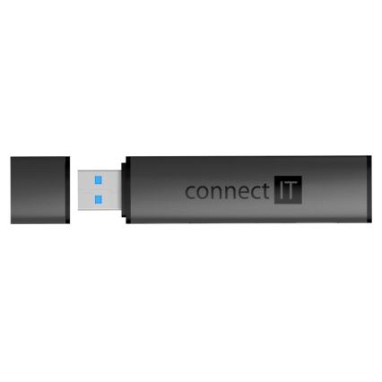 CONNECT IT CHU-4060-AN - USB-A hub met geheugenkaartlezer 4in1