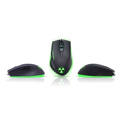 CONNECT IT CI-1128 - LED Bedrade gaming muis 1000/1200/1600/3200 DPI zwart