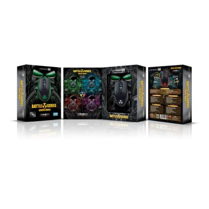 CONNECT IT CI-1128 - LED Bedrade gaming muis 1000/1200/1600/3200 DPI zwart