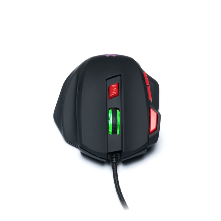 CONNECT IT CI-191 - LED Bedrade gaming muis 800/1600/2400/3200 DPI zwart