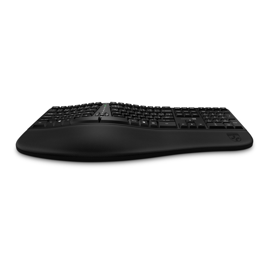 CONNECT IT CKB-2800-CS - Ergonomisch draadloos toetsenbord met CZ/SK-lokalisatie zwart