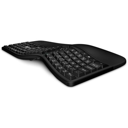 CONNECT IT CKB-2800-CS - Ergonomisch draadloos toetsenbord met CZ/SK-lokalisatie zwart