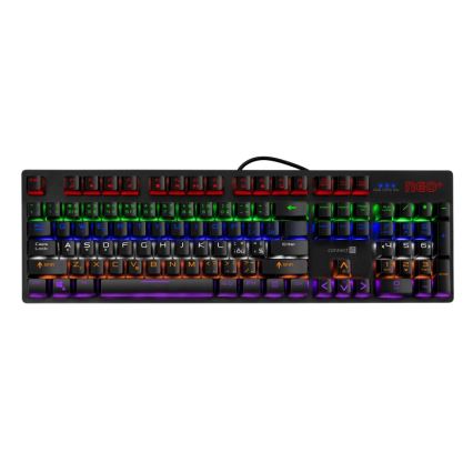 CONNECT IT CKB-3591-CS - LED RGB Bedraad gamingtoetsenbord met CZ/SK-lokalisatie zwart + rood Frame