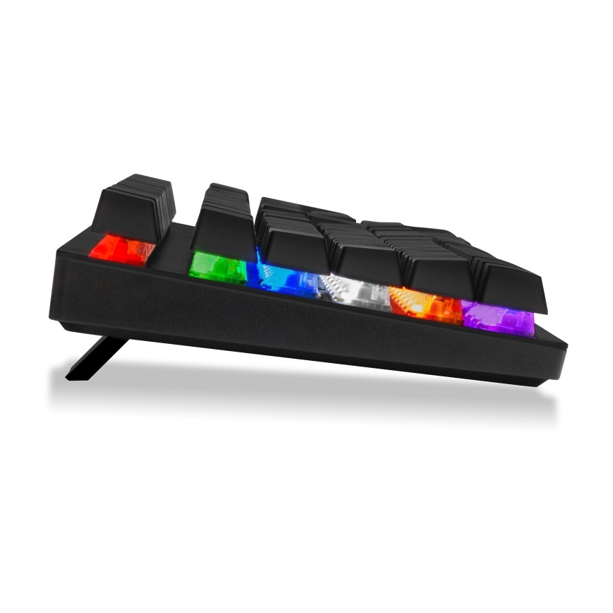 CONNECT IT CKB-3591-CS - LED RGB Bedraad gamingtoetsenbord met CZ/SK-lokalisatie zwart + rood Frame