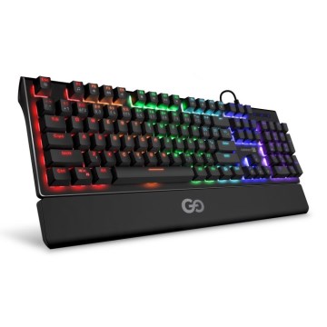 CONNECT IT CKB-7050-CS - LED RGB Bedraad gamingtoetsenbord met CZ/SK-lokalisatie zwart