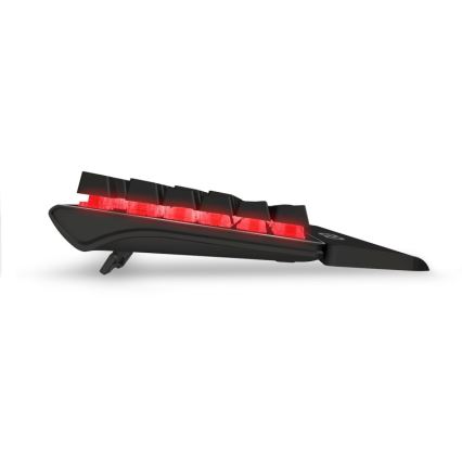 CONNECT IT CKB-7050-CS - LED RGB Bedraad gamingtoetsenbord met CZ/SK-lokalisatie zwart