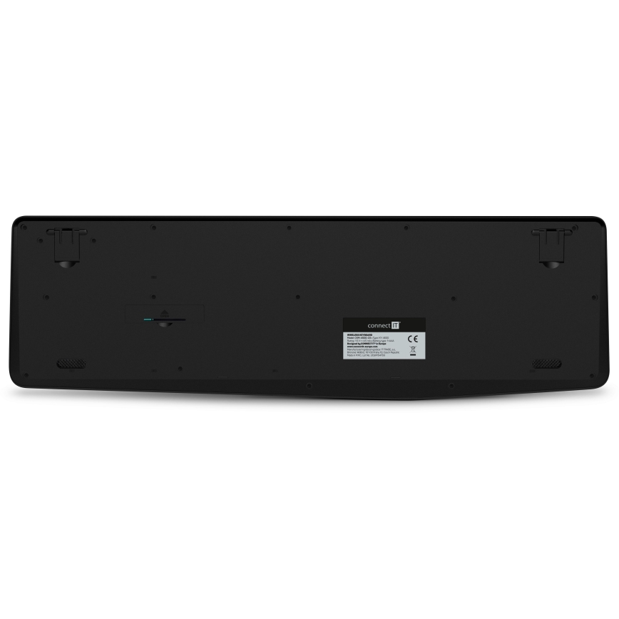 CONNECT IT CKM-4500-CS - Draadloos toetsenbord en muis 1000 DPI met CZ/SK-lokalisatie 1xAAA + 1xAA zwart