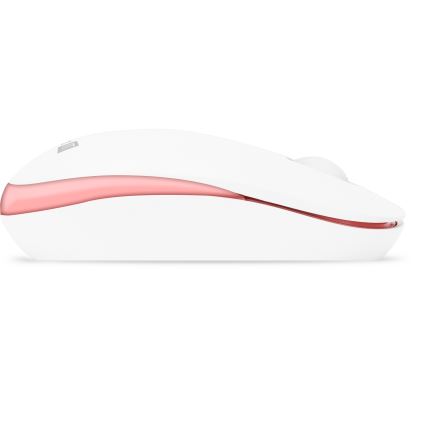 CONNECT IT CKM-7801-CS - Clavier et souris sans fil 1200 DPI avec localisation CZ/SK 1xAAA + 1xAA blanc/rose