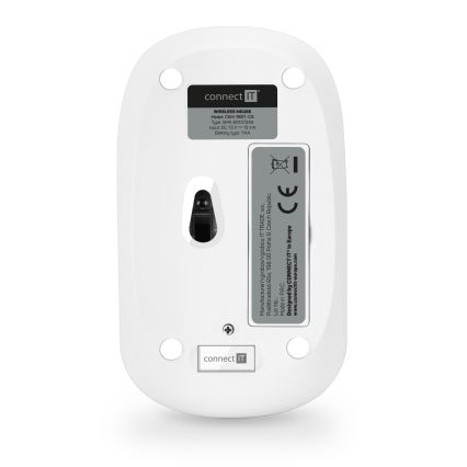CONNECT IT CKM-7801-CS - Clavier et souris sans fil 1200 DPI avec localisation CZ/SK 1xAAA + 1xAA blanc/rose