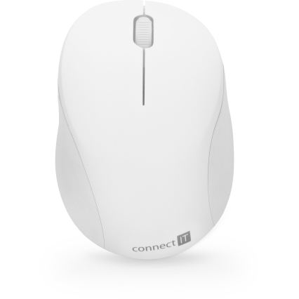 CONNECT IT CKM-7804-CS - Draadloos toetsenbord en muis 1200 DPI met CZ/SK-lokalisatie 1xAAA + 1xAA wit