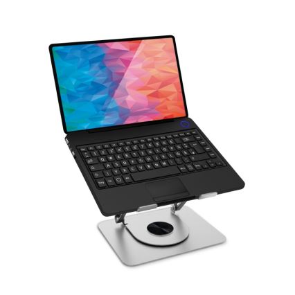CONNECT IT CMF-2100-SL - Draaibare laptopstandaard zilver