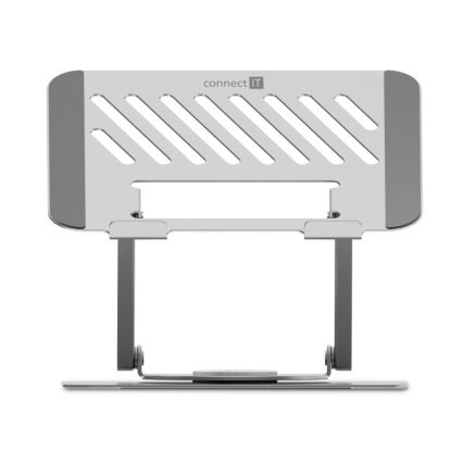 CONNECT IT CMF-2100-SL - Draaibare laptopstandaard zilver
