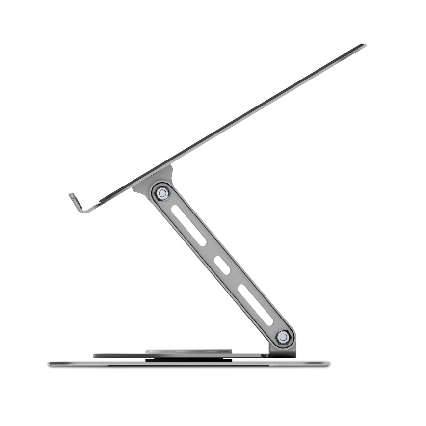 CONNECT IT CMF-2100-SL - Draaibare laptopstandaard zilver