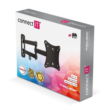 CONNECT IT CMH-2010-BK - Support mural pour TV 13-27” noir