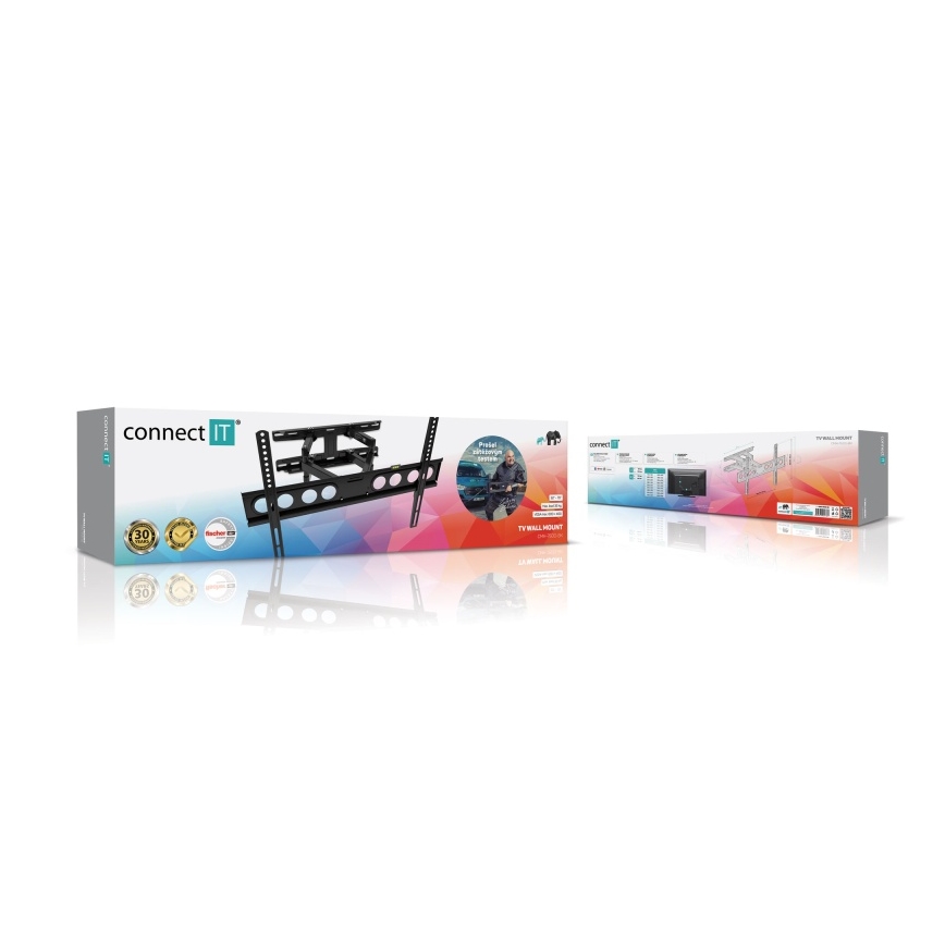 CONNECT IT CMH-7600-BK - Wandhouder voor TV 32-70” zwart