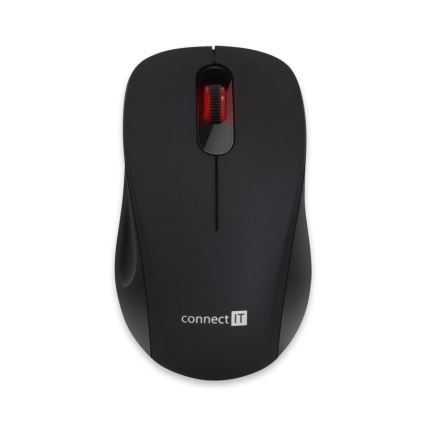 CONNECT IT CMO-2230-BK - Draadloze stille muis MUTE 1200 DPI 1xAA zwart