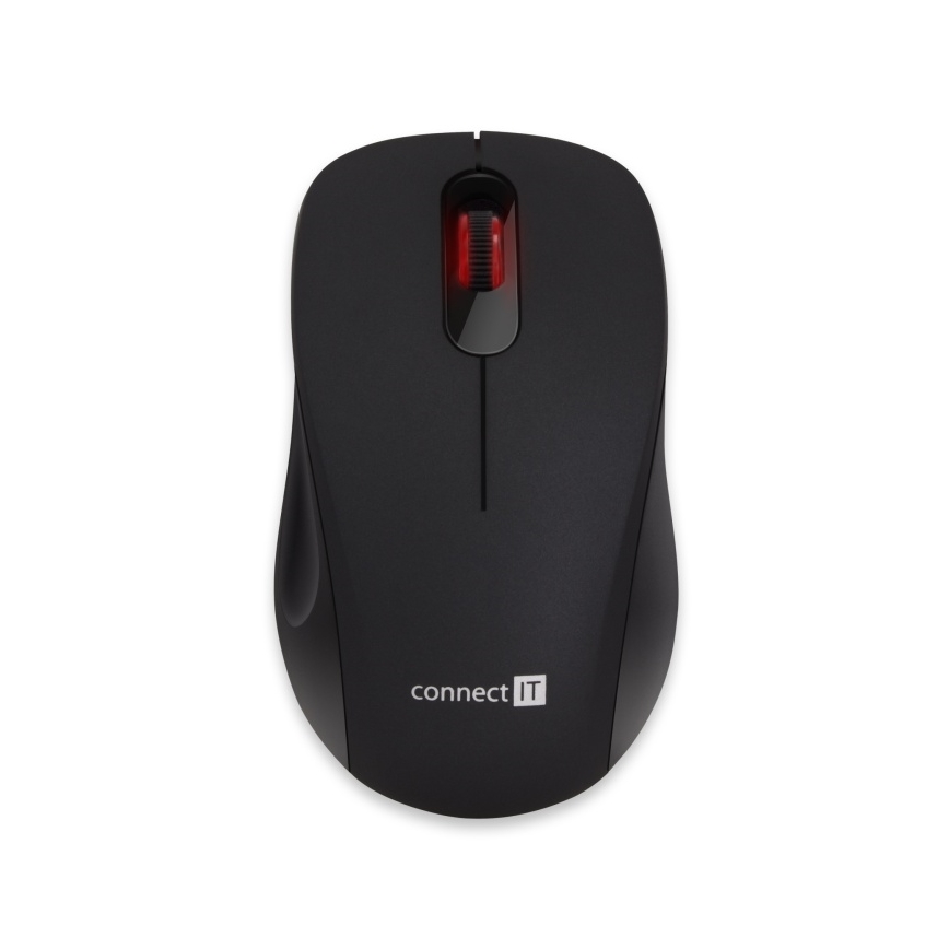 CONNECT IT CMO-2230-BK - Draadloze stille muis MUTE 1200 DPI 1xAA zwart