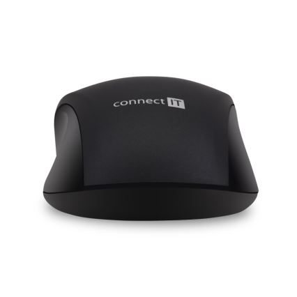 CONNECT IT CMO-2230-BK - Draadloze stille muis MUTE 1200 DPI 1xAA zwart